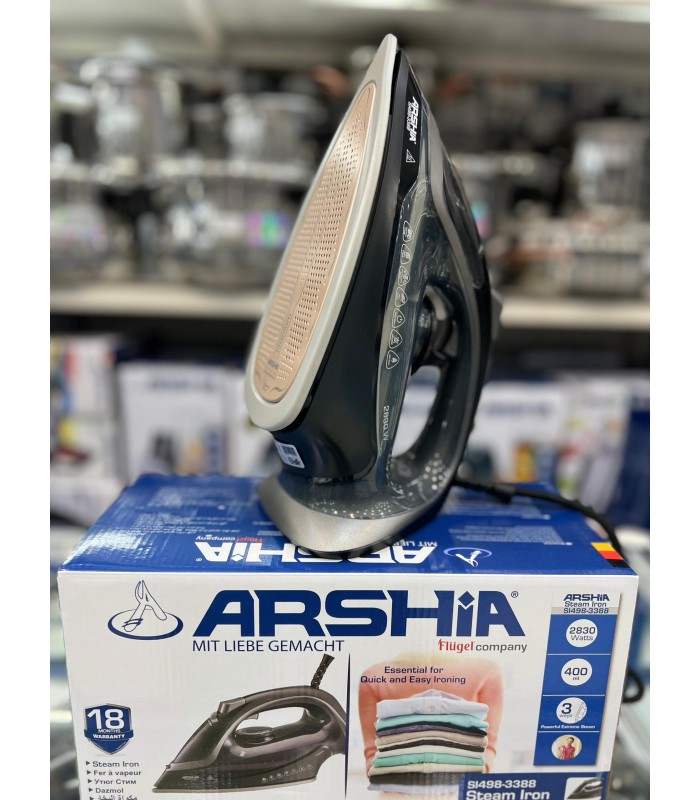 اتو بخار کف تیتانیوم عرشیا مدل SI498-3388