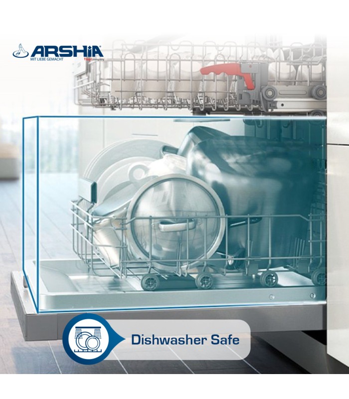 سرویس قابلمه استیل لیزری 9پارچه عرشیا مدل SS050-3543