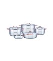 سرویس 9پارچه استیل عرشیا مدل SS064-3175