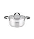 قابلمه تک استیل عرشیا دو درب سایز 24 مدل SS478-3080