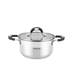 قابلمه تک استیل عرشیا دو درب سایز 20 مدل SS478-3078
