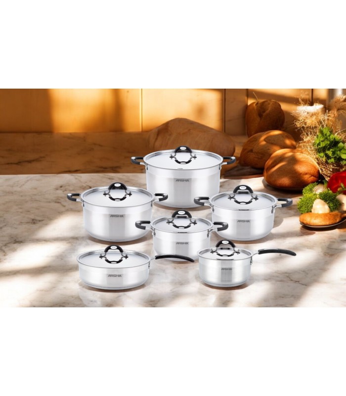 سرویس استیل 12پارچه عرشیا مدل SS478-3319