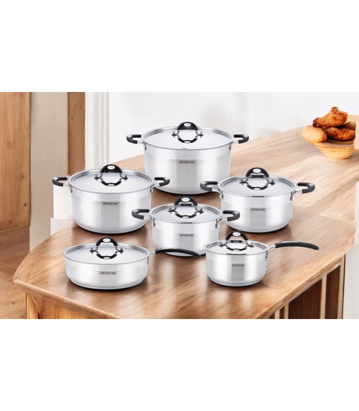 سرویس استیل 12پارچه عرشیا مدل SS478-3319