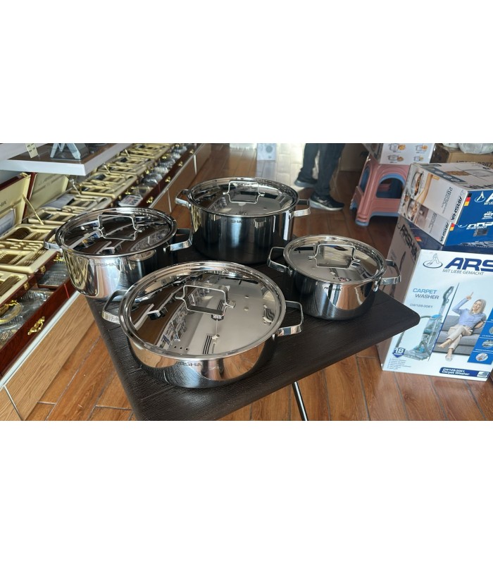 سرویس استیل 8پارچه لیزری عرشیا مدل SS272-3714