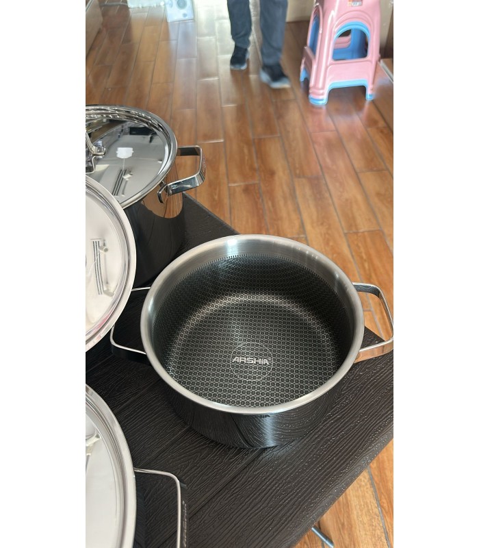 سرویس استیل 8پارچه لیزری عرشیا مدل SS272-3714