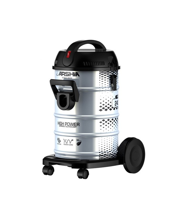 جاروبرقی سطلی 23لیتری عرشیا bucket-vacuum-cleaner-arshia-vc612-2603