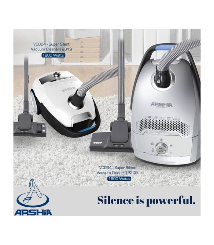 جاروبرقی 1800وات بدون صدا عرشیا super-silent-vacuum-cieaner-arshia-vc064-2209