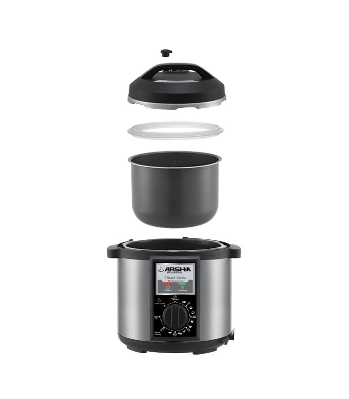 زودپز برقی 6لیتری آنالوگ عرشیا pressure-express-multi-cooker-arshia-ep133-2595