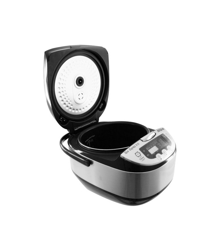 پلوپز دیجیتالی 8کاره مشکی نقره ای عرشیا digital-rice-cooker-arshia-rc145-2090