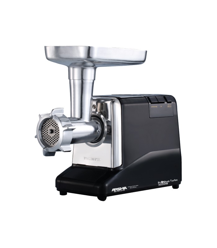 چرخ گوشت 3200 وات مشکی نقره ای عرشیا meat-grinder-arshia-mg1401-2138