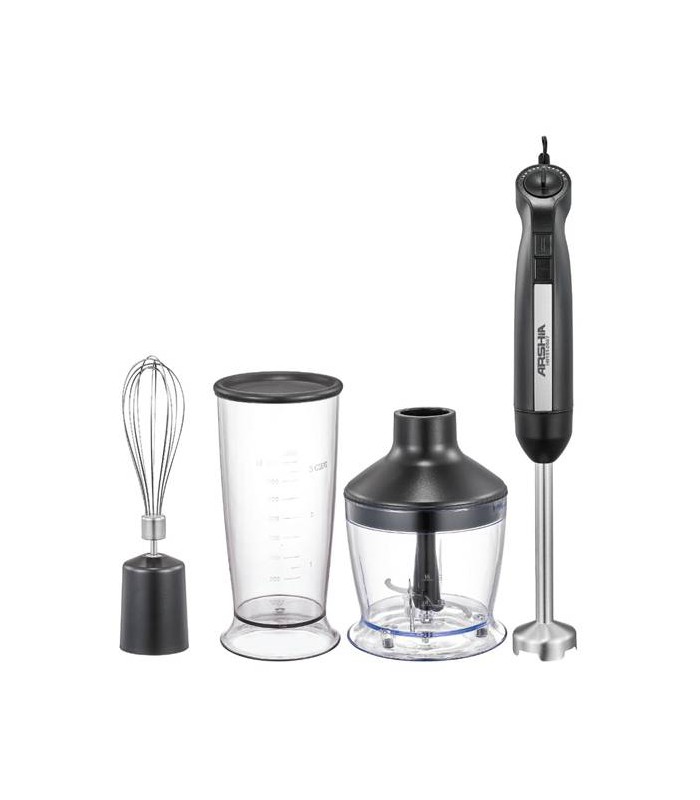 گوشت کوب سه کاره مشکی نقره ای عرشیا مدل hand-blender-3in-1-arshia-hb0151-2567