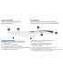 سرویس چاقو 8 پارچه فولادی عرشیا  german-steel-knife-arshia-k270-1264