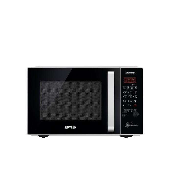 مایکروویو 30لیتری سیلور 4کاره عرشیا microwave-4in1-30l-arshia-mv155-2599