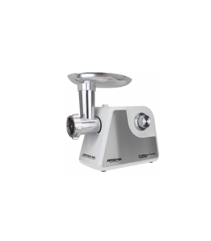 چرخ گوشت 1500 وات سفید نقره ای عرشیا meat-grinder-arshia-mg151-2569