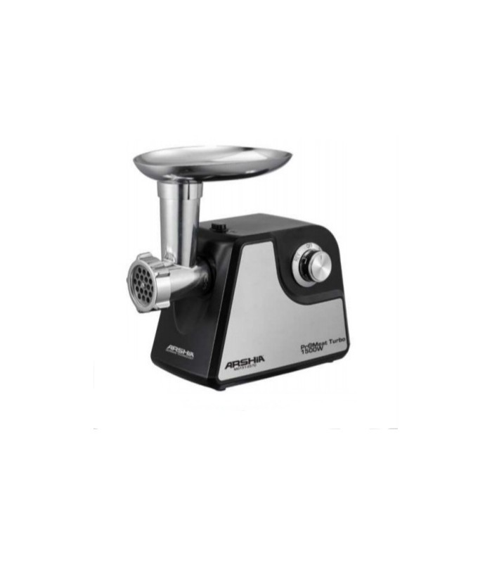 چرخ گوشت 1500 وات مشکی نقره ای عرشیا meat-grinder-arshia-mg151-2570