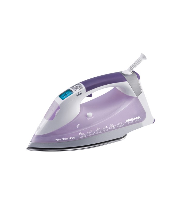 اتو بخار دستی دیجیتالی بنفش عرشیا steam-iron-arshia-si128-1452