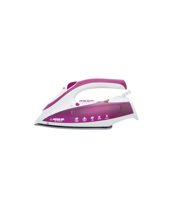 اتو بخار دستی صورتی عرشیا essentiai-steam-iron-arshia-si118-2439