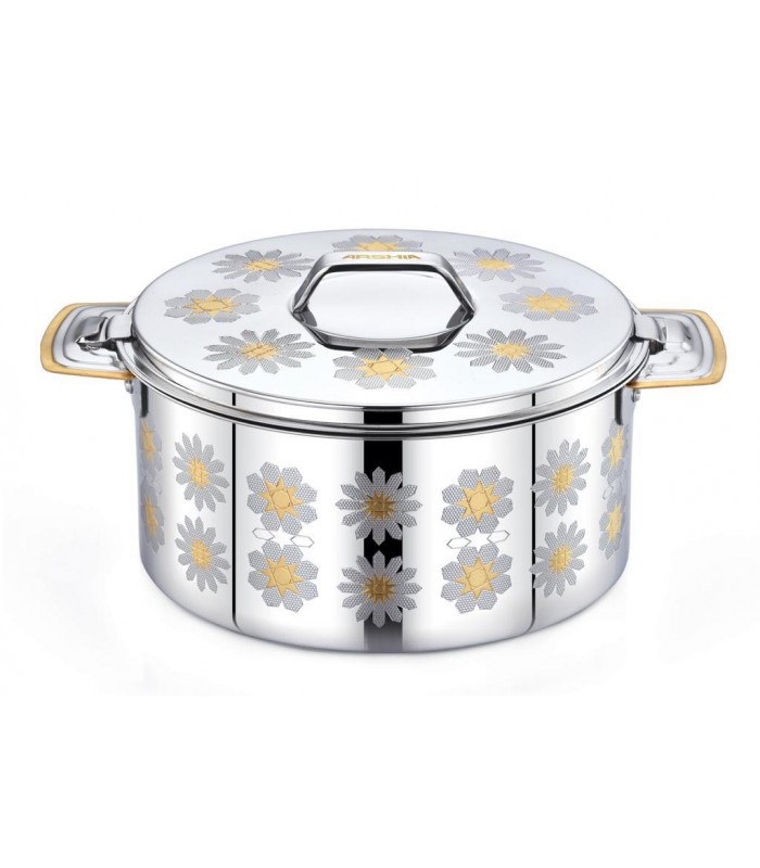 ظرف گرم نگهدارنده غذا 7/5 لیتری طرح ستاره عرشیاhotpot-7500ml-bubble-design-arshia-hp110-2712