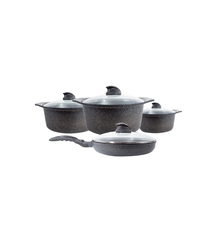 سرویس قابلمه 8 پارچه گرانیت عرشیا cookware-set-8pcs-arshia-co360-2279