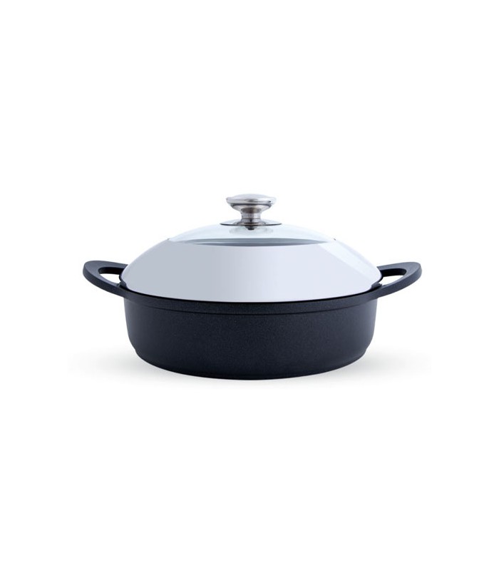 ماهی تابه چدن 32 سانتی عرشیا dc-frypan-32cm-arshia-fp106-750