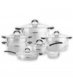 سرویس قابلمه استیل 12 پارچه عرشیا مدل SS14014-1755