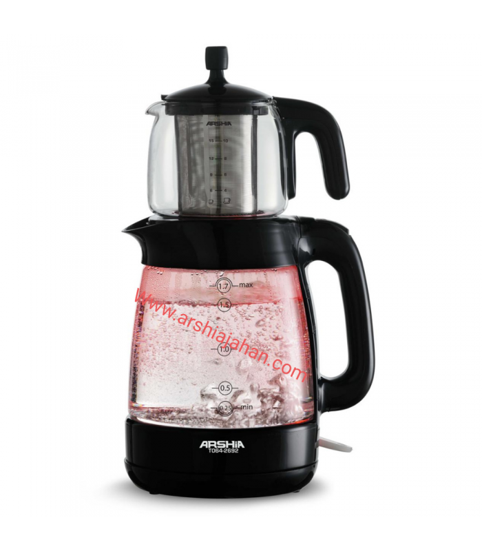 چای ساز روهم شیشه ای عرشیا  glass-tea-maker-arshia-t064-2692