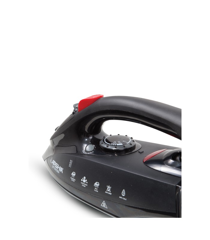 اتو بخار دستی قرمز مشکی عرشیا  steam-iron-arshia-si064-2463