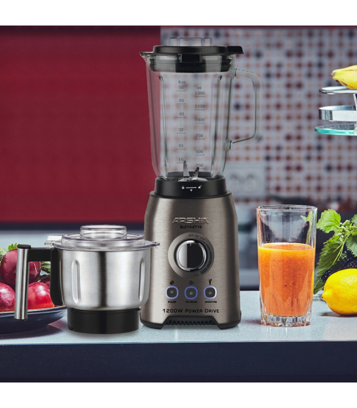 مخلوط کن و آسیاب استیل عرشیا  table-blender-with-glass-jar-arshia-bl014-2716
