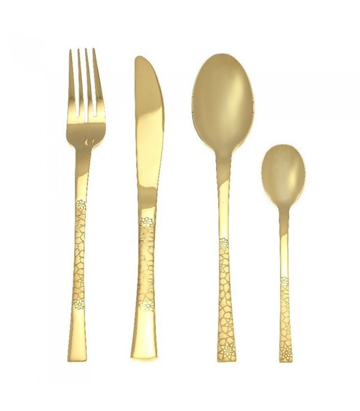 سرویس قاشق و چنگال عرشیا (128پارچه) مدل TM478GGS