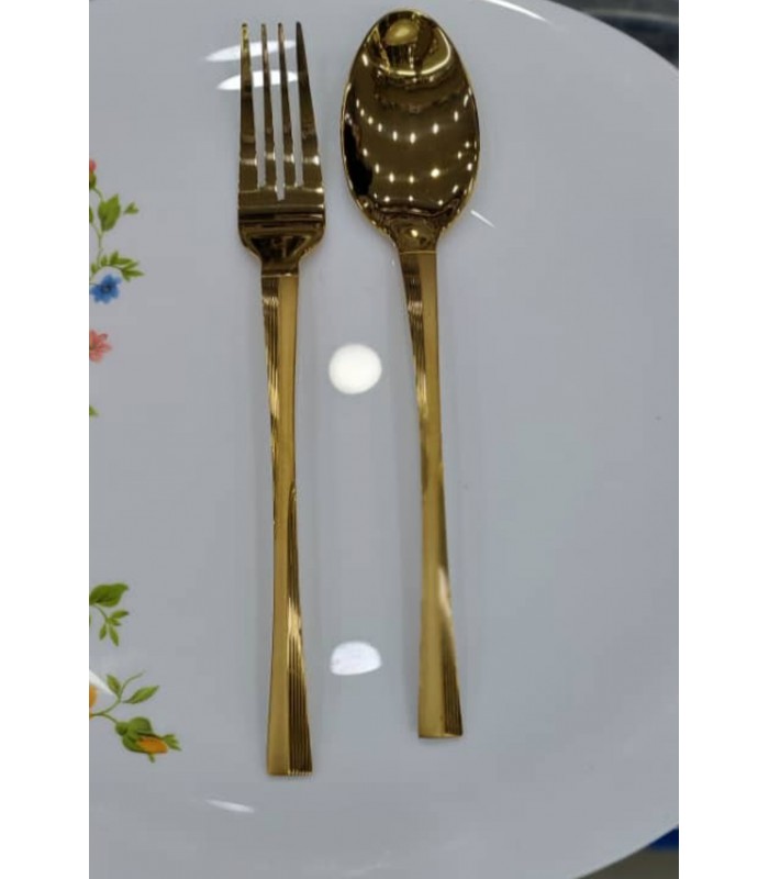 سرویس قاشق و چنگال عرشیا (128پارچه) مدل TM478GGS