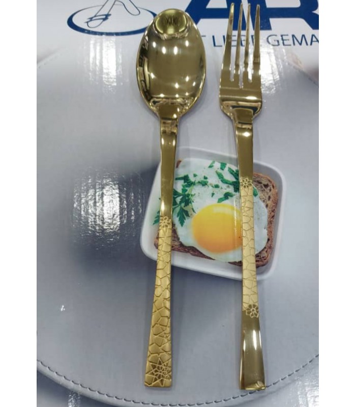 سرویس قاشق و چنگال عرشیا (128پارچه) مدل TM478GGS