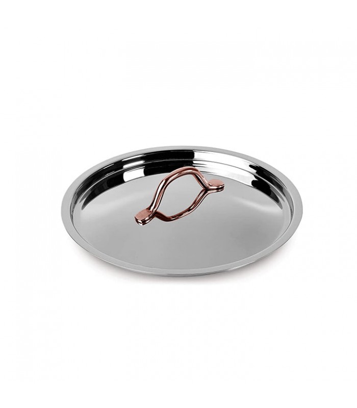 قابلمه تکی استیل عرشیا سایز24 (درب استیل+درب شیشه) مدل SS014-2975