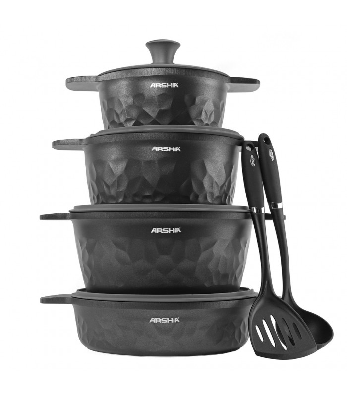 سرویس 8پارچه چدن گرانیت عرشیا مدل CO110-3009