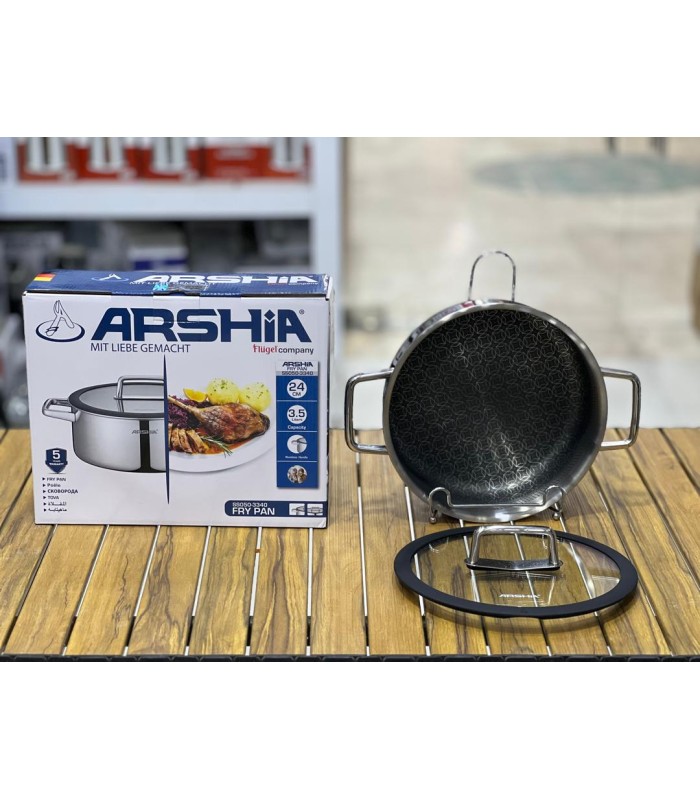 قابلمه استیل لیزری عرشیا سایز 24 مدل SS050-3170