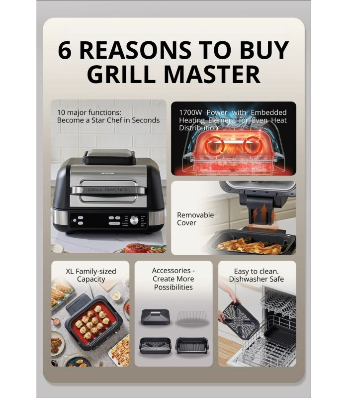 گریل مستر عرشیا مدل GM498-3305